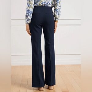 Talbots Providence Flare Leg Full Length Pants in Navy Blue Sz 22WP NWT‎